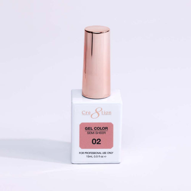 Cre8tion Gel Collection- Semi Sheer Gel Color 0.5 oz