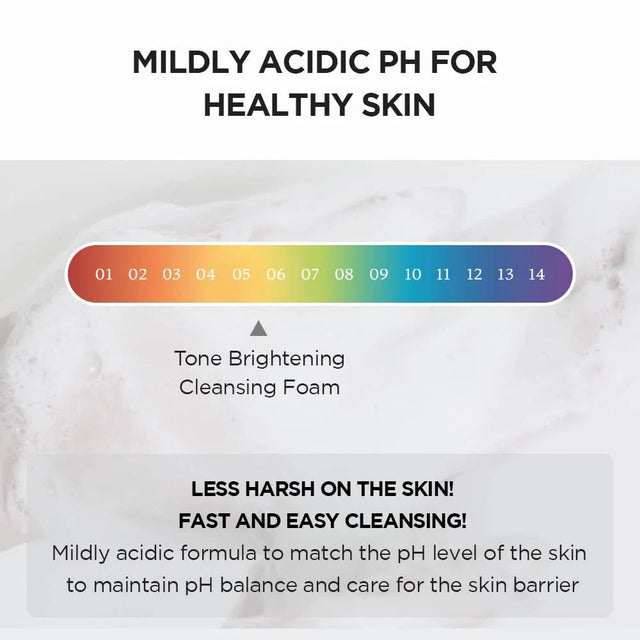 Madagascar Centella Tone Brightening Cleansing Gel Foam, 125Ml