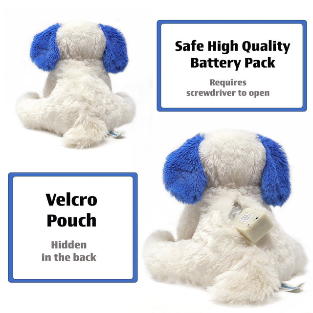 Rainbow Lites Puppy Dog Glow Plush LED Night Light Up Stuffed Animal 2 Pack Set