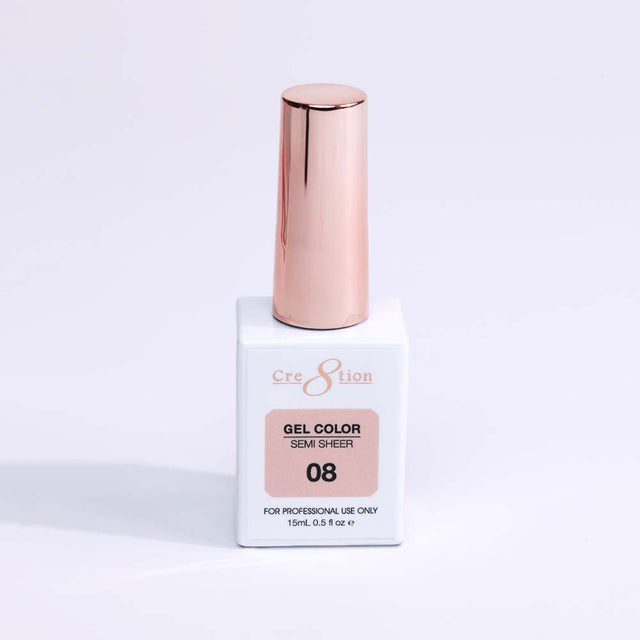 Cre8tion Gel Collection- Semi Sheer Gel Color 0.5 oz