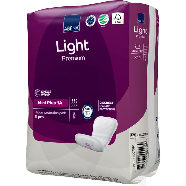 Abena Light Mini Plus 1A Bladder Control Pad