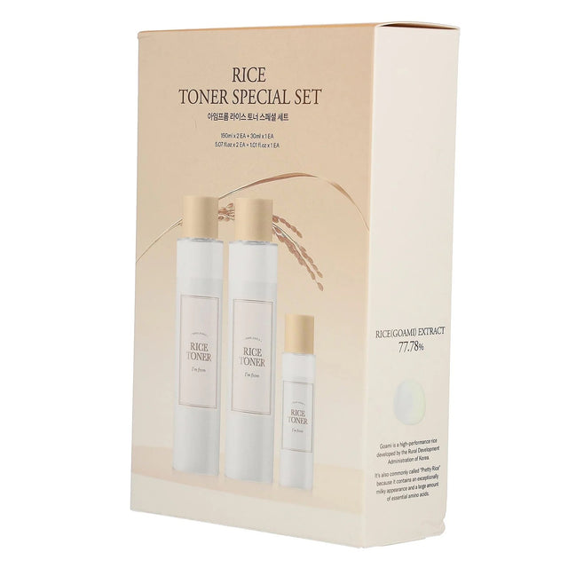 Rice Toner Special Set, 3 Pieces