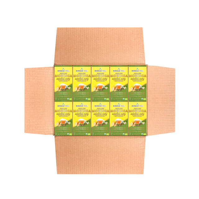 Moringa Energy Tea, Ginger Lemon