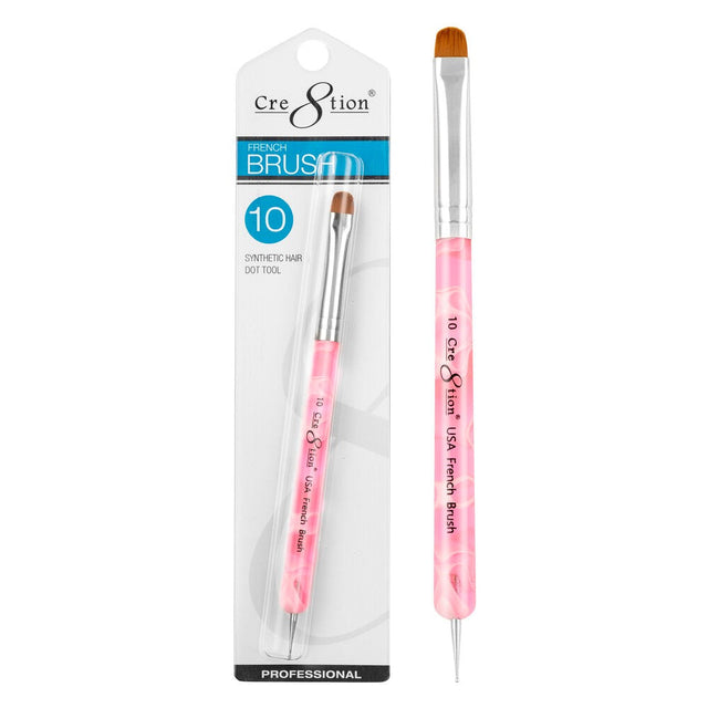 French Brush Synthetic With Dot Tool