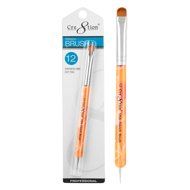 French Brush Synthetic With Dot Tool