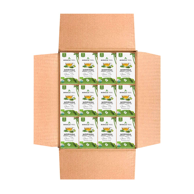 Organic Moringa Tea, Green Tea