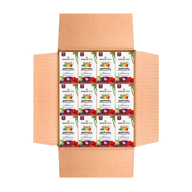 Organic Moringa Tea, Hibiscus
