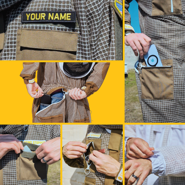 Professional Triple Layer Ventilated Full Beekeeping Suit