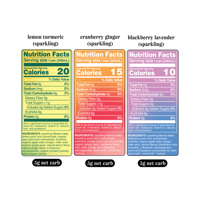 bestsellers (sparkling & still mocktail | 6 pack)