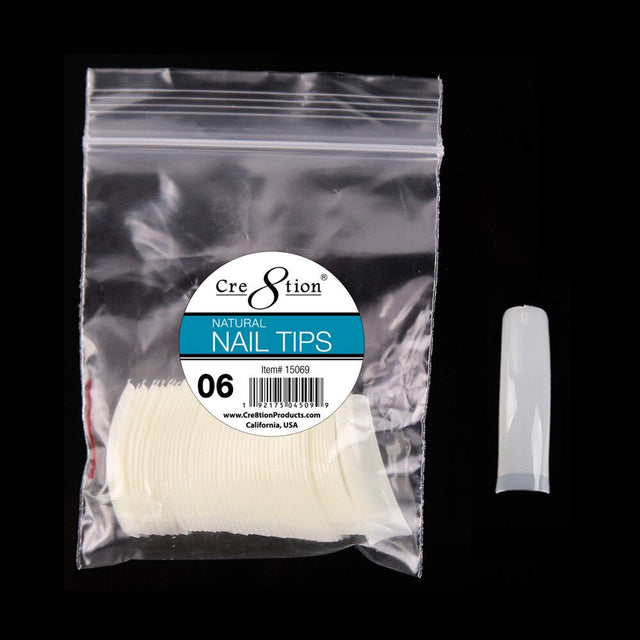 Nail False Tip Bag Natural 5,000pcs