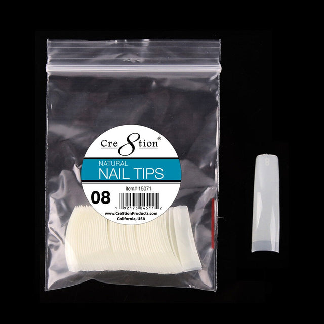 Nail False Tip Bag Natural 5,000pcs