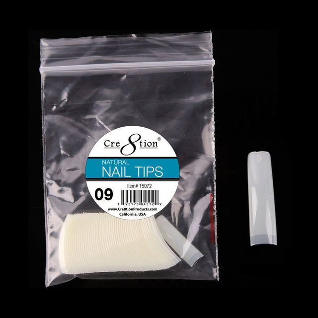 Nail False Tip Bag Natural 5,000pcs