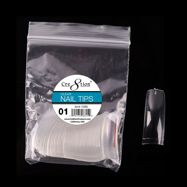 Nail False Tip Bag Clear 5,000pcs