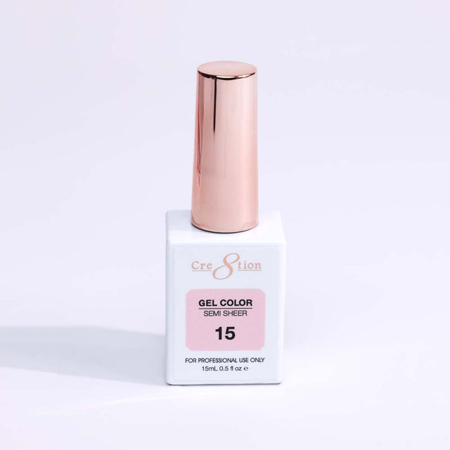 Cre8tion Gel Collection- Semi Sheer Gel Color 0.5 oz