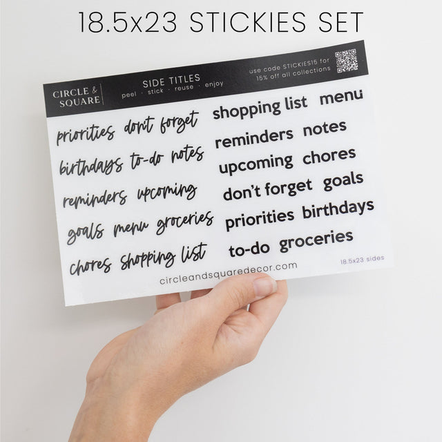 Ever Changing Acrylic Calendar | Minimalist Horizontal