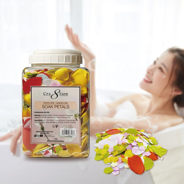 Multi-color Pedicure Soak Petal in Jar 1lb