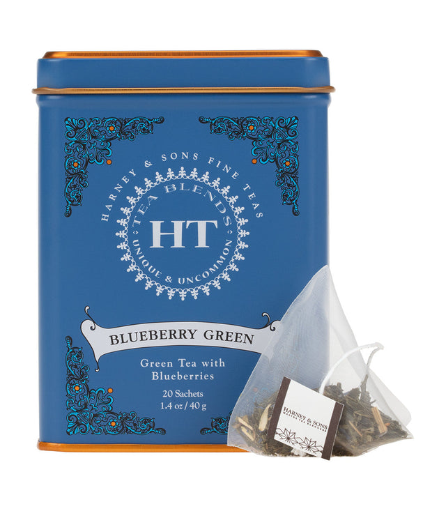 Blueberry Green, HT Tin of 20 Sachets