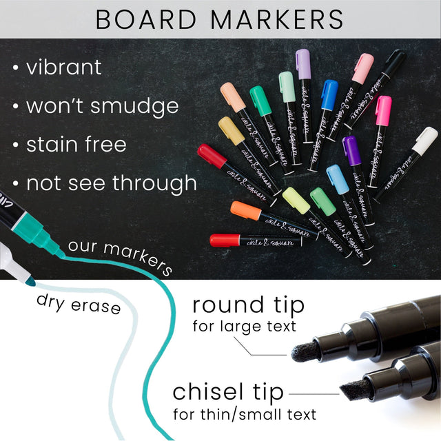 Black Acrylic Yearly Calendar | Horizontal Multi-Style