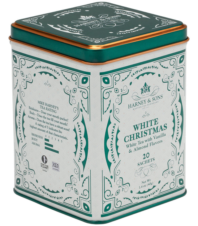 White Christmas Tea, Tin of 20 Sachets