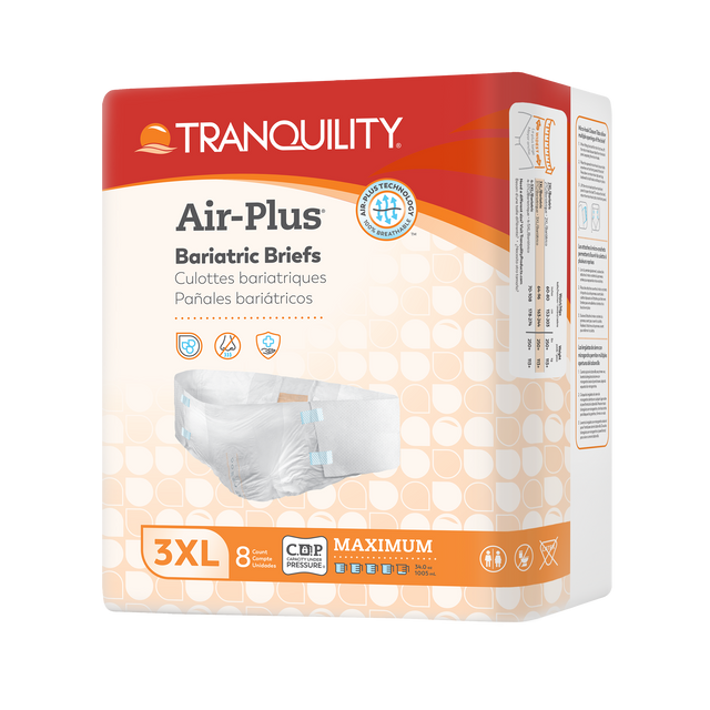 Tranquility 3XL Air-Plus Bariatric Briefs