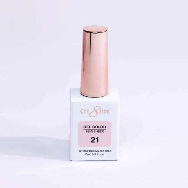 Cre8tion Gel Collection- Semi Sheer Gel Color 0.5 oz