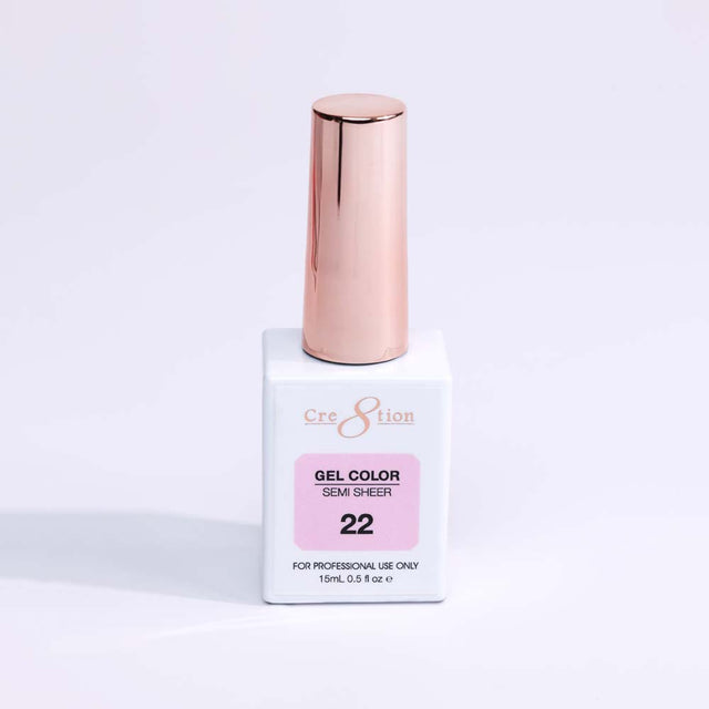 Cre8tion Gel Collection- Semi Sheer Gel Color 0.5 oz