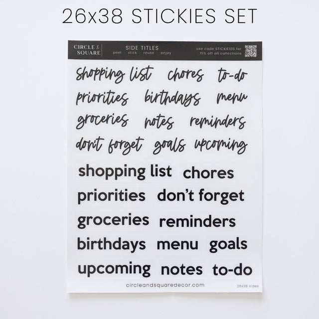 Ever Changing Acrylic Calendar | Minimalist Vertical