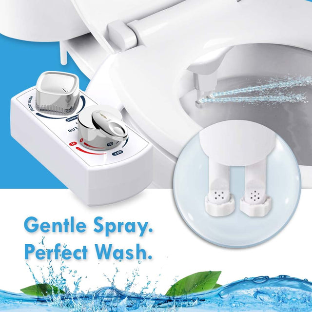 BUTT BUDDY Spa - Cool & Warm Water Sprayer Bidet Toilet Attachment