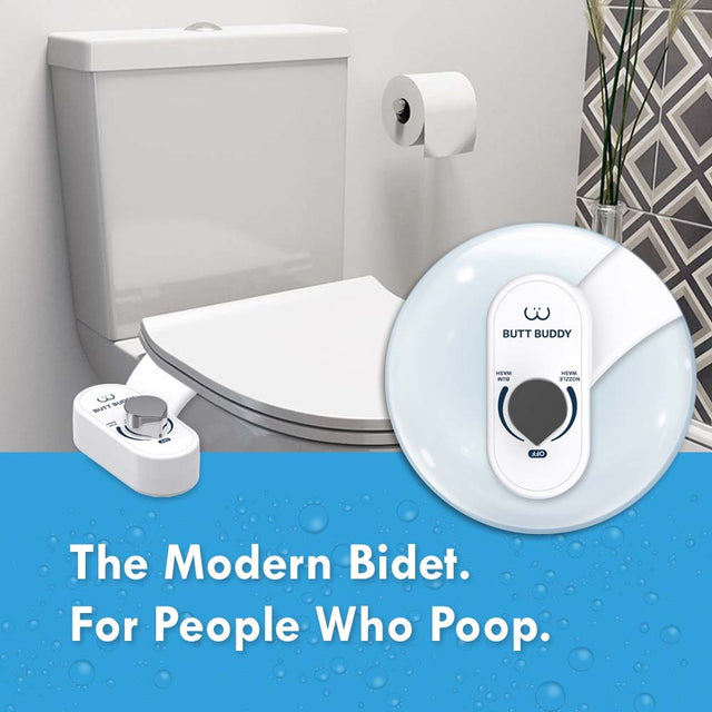 BUTT BUDDY - Bidet Toilet Attachment & Fresh Water Sprayer