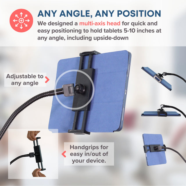 NEW - LEVO Gooseneck Tablet Floor Stand WITH Casters