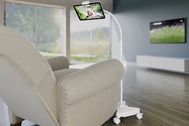 NEW - LEVO Gooseneck Tablet Floor Stand WITH Casters