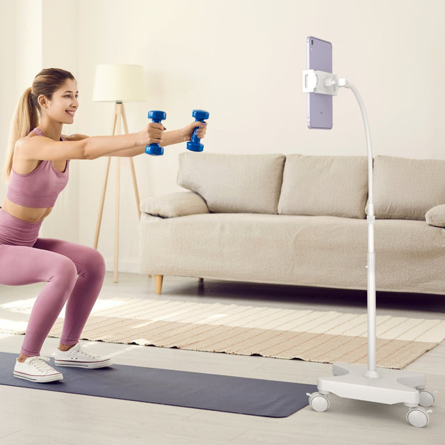 NEW - LEVO Gooseneck Tablet Floor Stand WITH Casters