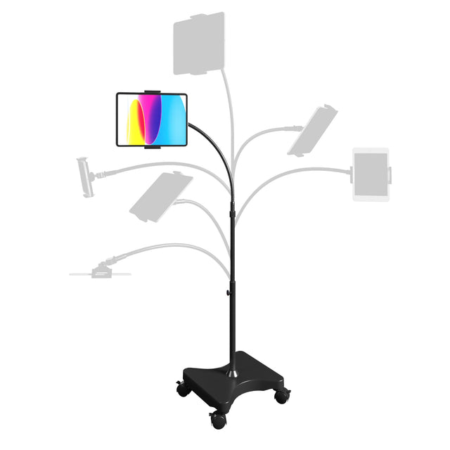 NEW - LEVO Gooseneck Tablet Floor Stand WITH Casters