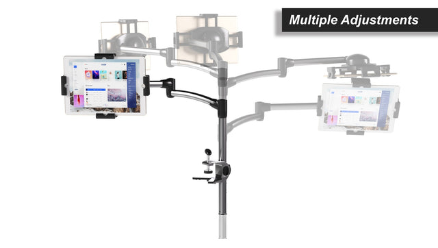 LEVO G2 Table Clamp Tablet Stand - Gunmetal Black