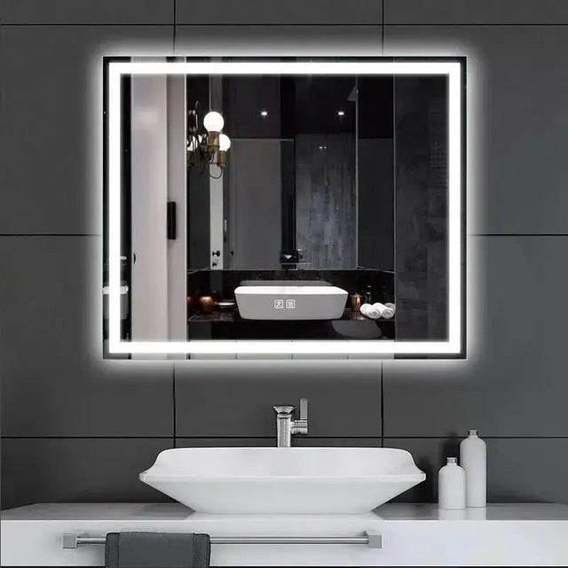 36 x 24 Inch Center Glow LED Bathroom Mirror
