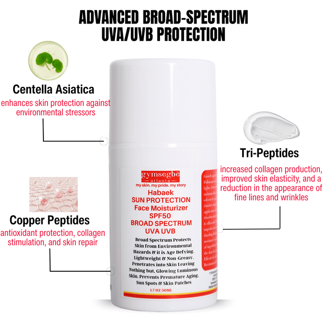 Habaek Sun Protection Face Moisturizer SPF50