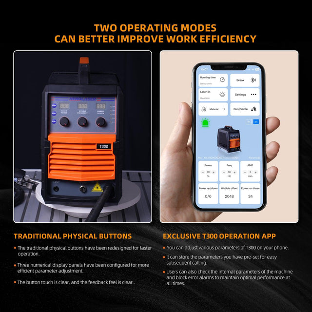 T1 Lightest AI Smart 300W Table Laser Welder