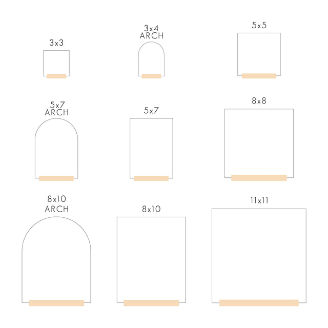 Monthly Square Desk Calendar | Minimalist Style