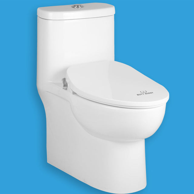 BUTT BUDDY Suite - Smart Bidet Toilet Seat Attachment (Cool & Warm Water Sprayer, Air Dryer & Heated Seat )
