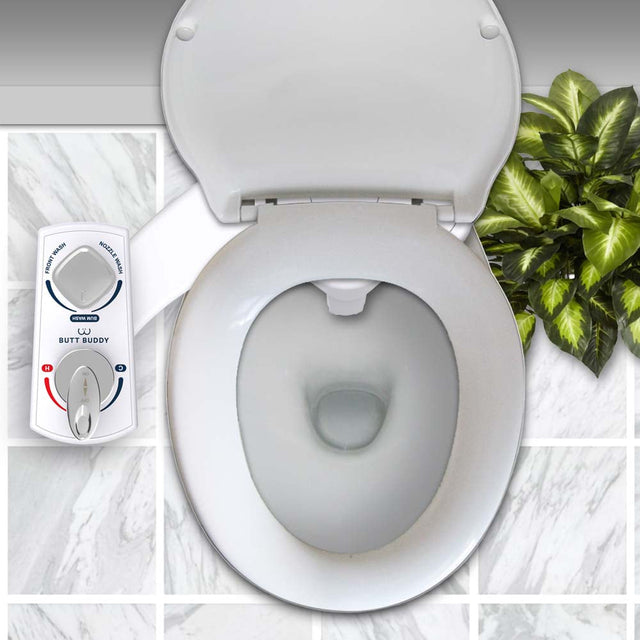 BUTT BUDDY Spa - Cool & Warm Water Sprayer Bidet Toilet Attachment