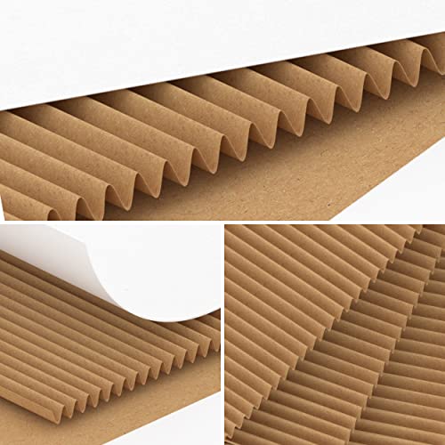 11x8x2 Inches Shipping Boxes Set of 20 White Corrugated Cardboard Mailing Boxes for Packaging