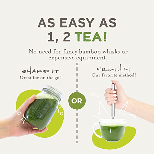 SEN CHA Naturals Organic Everyday Matcha Powder, Authentic Japanese Matcha Green Tea Powder, Premium First & Second Harvest Culinary Grade Organic Matcha Tea, Lattes & Baking, 12oz Bag (1 Pack)