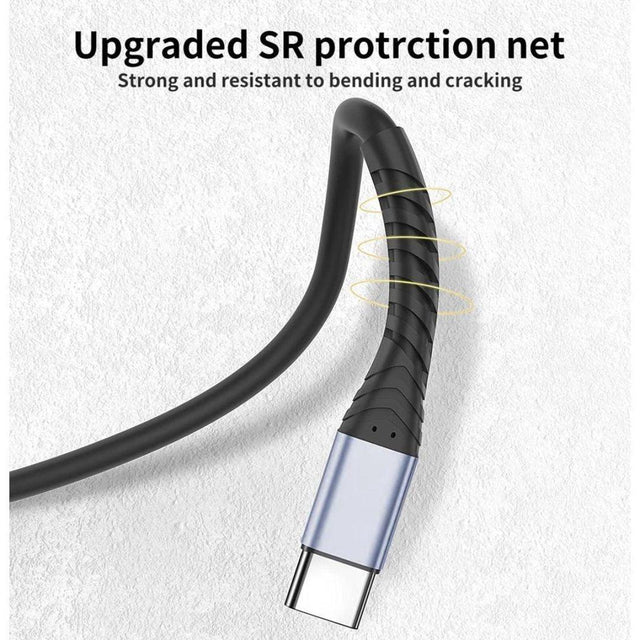 ReHisk High-Speed USB-C to USB-C Cable 3Ft, 10 Packs
