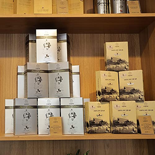 Trung Nguyen Legend Premium Instant Coffee for Energy Boost by NANO+ Technology - 18 Packets/Box