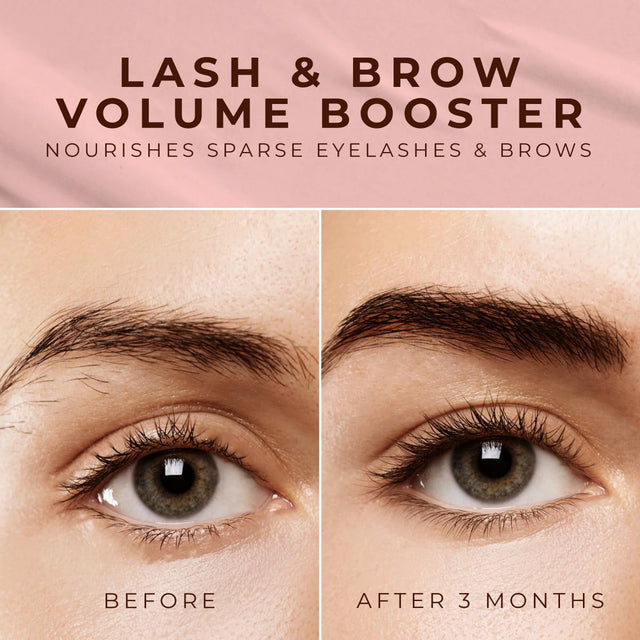 Lash and Brow Oil - 100% Pure Natual Organic Castor Oil Eyelash & Eyebrow Serum for Fuller-Looking Lashes & Brows (0.34 Fl Oz)
