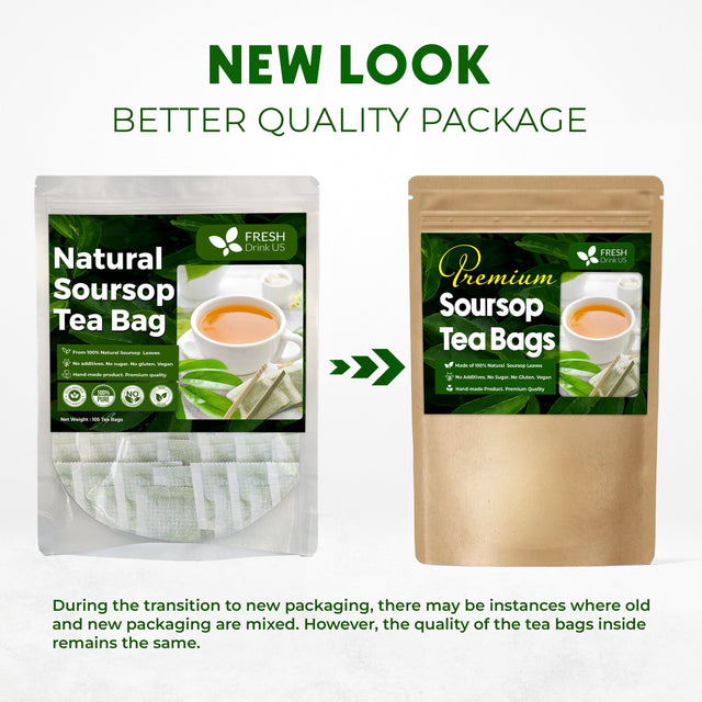 Premium Soursop Leaves Tea bags, Dried Soursop Leaves, Soursop Leaf Powder, Guanabana Leaves Tea, Hoja Guanabana Tea