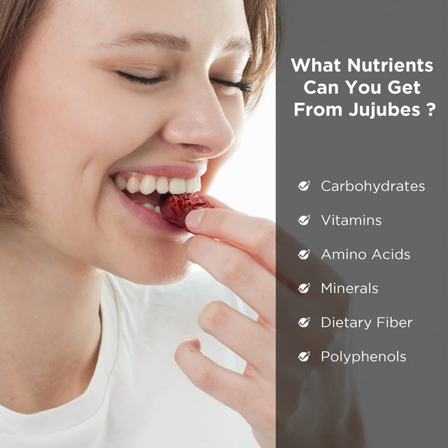 Jujube Date, Red Date, 100% Natural,Health Snack, Dried Fruit, Sweet and Chewy Net weight: 5LB…