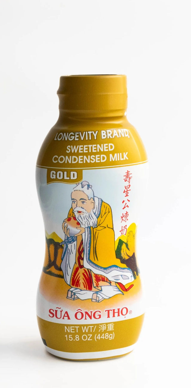 Longevity Gold Sweetened Condensed Milk – 14 oz Squeeze Bottle