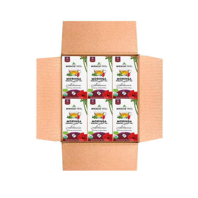 Organic Moringa Tea, Hibiscus