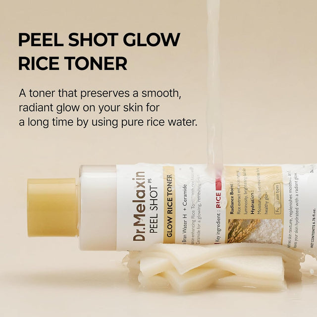 Dr. Melaxin Peel Shot Glow White Rice Toner